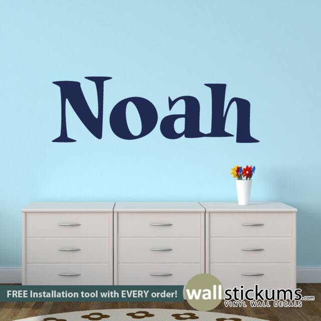 Personalized Boy's Name Vinyl Wall Decal - Nursery Decor - image 1