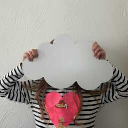 Cloud Night Light, Wooden Wall Led Nursery Nightlight, Baby Room Decor - thumbnail 4