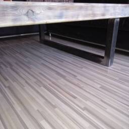 Industrial Chunky Metal & Solid Wood Coffee Table - thumbnail 2