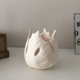 Ceramic Candlestick, Ready To Paint, Bisque, Office Decor, Home Decoration, Pencil Holder, Paintable Ceramics, Crafts Paint