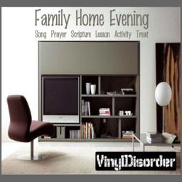 Family Home Evening Song Prayer Scripture Lesson Activity Treat - Vinyl Wall Decal Quotes Sticker R039Et - thumbnail 1