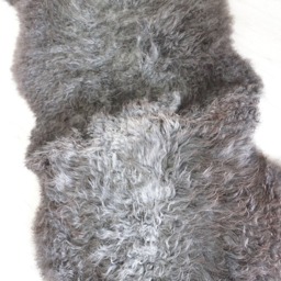 Rare Breed Pelssau Sheepskin Rug Silky Curly Wool, Blacky Brown & Grey - thumbnail 4