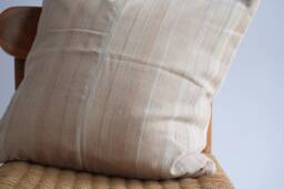 "Hmong Textile Pillow Cover Natural Dyed Batik, Ethnic Home Decor - 20"" X 20" - thumbnail 1