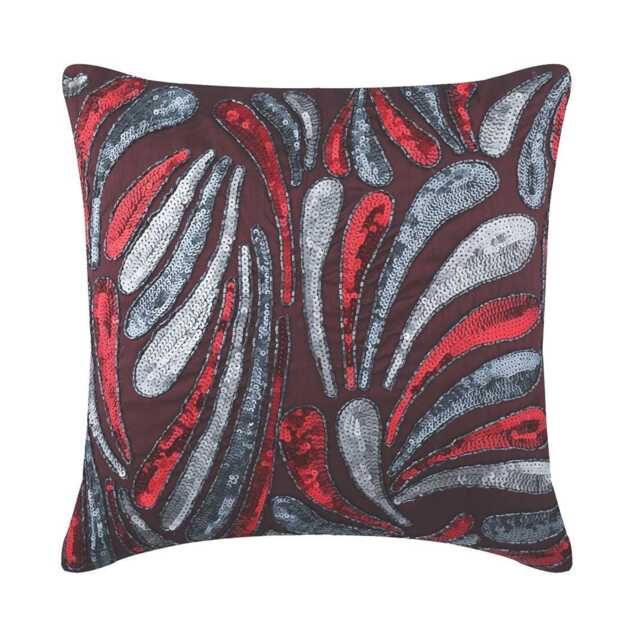 "Decorative Red Pillow Sham 24""x24""/26""x26" - image 1