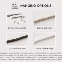 Quilt Hanging Bar - Hang Any Tapestry On The Wall - thumbnail 3