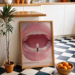 Dental Wall Art Print - Surreal Dentist Illustration Modern Clinic D??cor Creative Medical - thumbnail 2