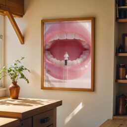 Dental Wall Art Print - Surreal Dentist Illustration Modern Clinic D??cor Creative Medical - thumbnail 3