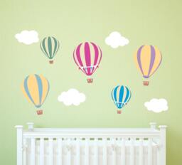 Hot Air Balloon Decals - Nursery Wall Decorations Wall Decal