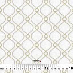 Curveball Embroidered 7 Colors Lattice Cotton Blend Curtain, Valance Extra Width & Length, Pleated, Lined Drapery Offered As Upgrades - thumbnail 3