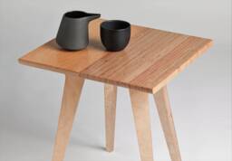 Mid-Century Modern Side & Coffee Table - Compact Bedside, Tv & Plant Stand For Small Spaces