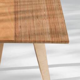 Mid-Century Modern Side & Coffee Table - Compact Bedside, Tv & Plant Stand For Small Spaces - thumbnail 3