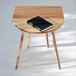 Mid-Century Modern Side & Coffee Table - Compact Bedside, Tv & Plant Stand For Small Spaces - thumbnail 4
