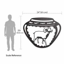 Ram Indian Pottery Wall Art - thumbnail 3