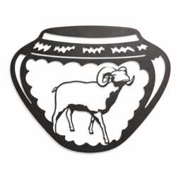 Ram Indian Pottery Wall Art - thumbnail 2