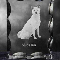 Shiba Inu, Cubic Crystal With Dog, Souvenir, Decoration, Limited Edition, Collection - thumbnail 2