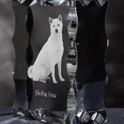 Shiba Inu, Cubic Crystal With Dog, Souvenir, Decoration, Limited Edition, Collection - thumbnail 3