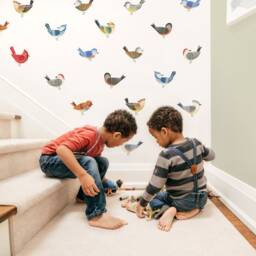 Bird Kit - Fabric Wall Decal Feather Mej - thumbnail 2