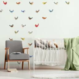 Bird Kit - Fabric Wall Decal Feather Mej - thumbnail 3
