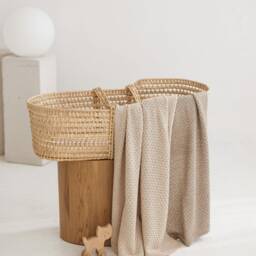 Alpaca Baby Blanket 100% Girl Gift Knitted Eco Friendly Shower Organic Wool Alpaca Throw Oeko Tex Standart Gots - thumbnail 3