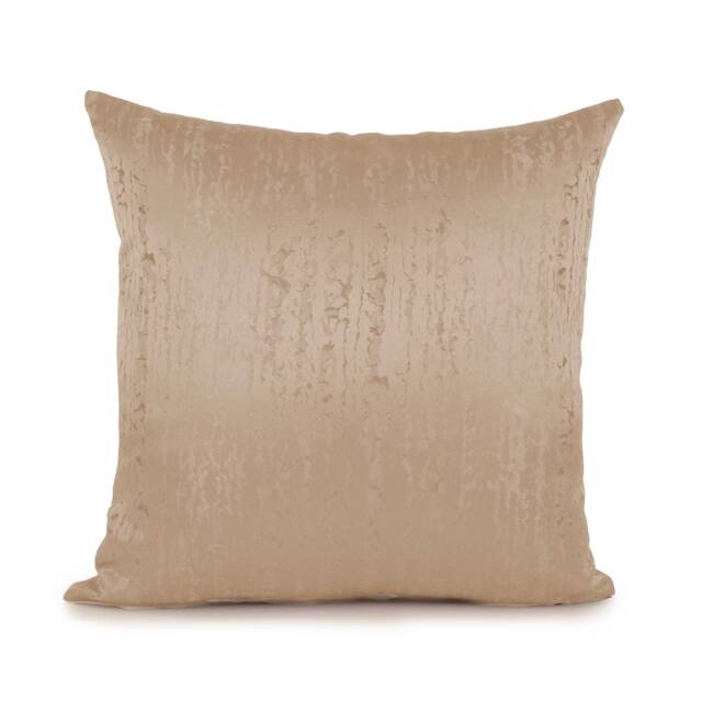 Beige Sand Pillow, Throw Pillow Cover, Decorative Cushion Accent Satin Blend, Geometric Pattern, Modern Pillow - image 1