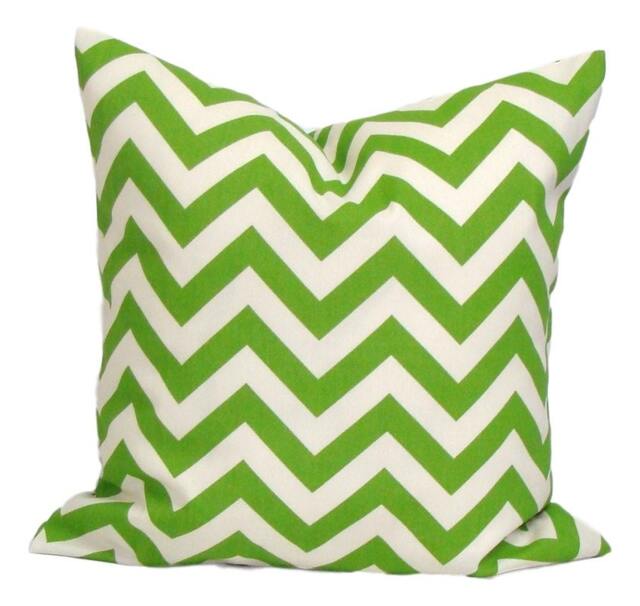 Green Outdoor Pillow Covers For 18x18 Inch Inserts - image 1