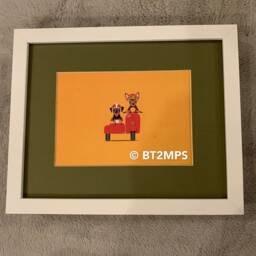 Min Pin Pop Art Miniature Pinscher Dog Riding Vespa Scooter Motorbike Sidecar Art Print - thumbnail 2