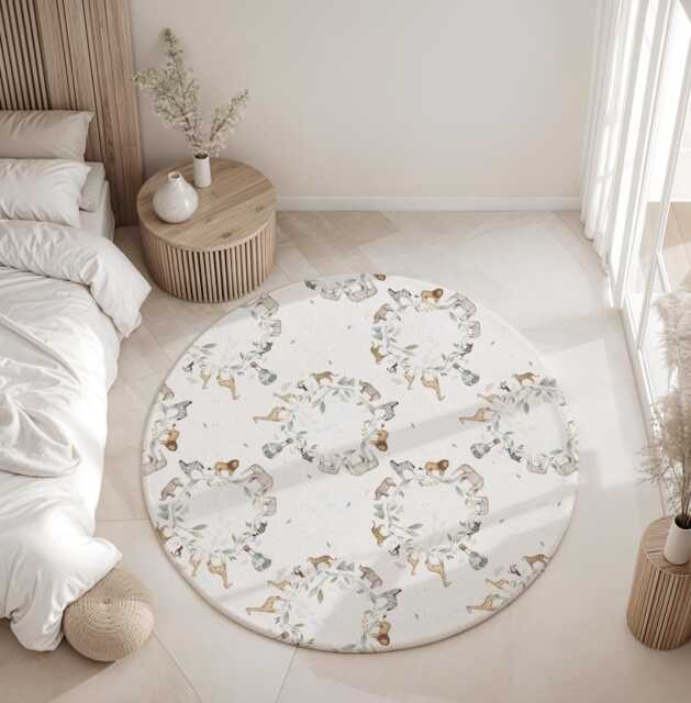 Safari World - Rug, Carpet, Kids Decor, Children's Room Decor, Kids Carpet - image 1