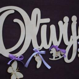 Large Wood Wall Sign/Script Sign For Baby /Laser Cut Wood Nursery Sign/Wood Decor/Custom Laser Signs/Custom Wooden Sign - thumbnail 2