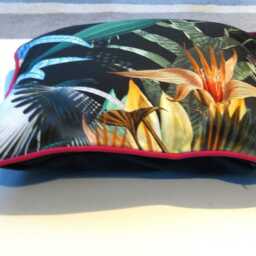 Christian Lacroix, Oiseau De Bengale, Cotton Cushion Cover - thumbnail 2