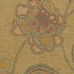 Handmade Floral Gold Wingback Sofa Traditional 3-Seater, British Made - thumbnail 3