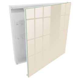 Light Stone Wall Mounted Key Cabinet, Beige Box For Home, Minimalist Backgrounds & Patterns, Lovers Of Interiors - thumbnail 2
