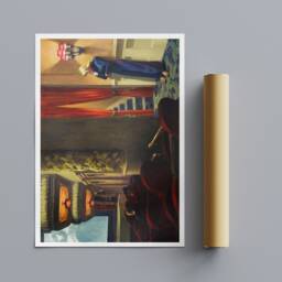 New York Movie - Wall Art By Edward Hopper Wrapped Framed Canvas Rolled Photo/Poster Print - thumbnail 3