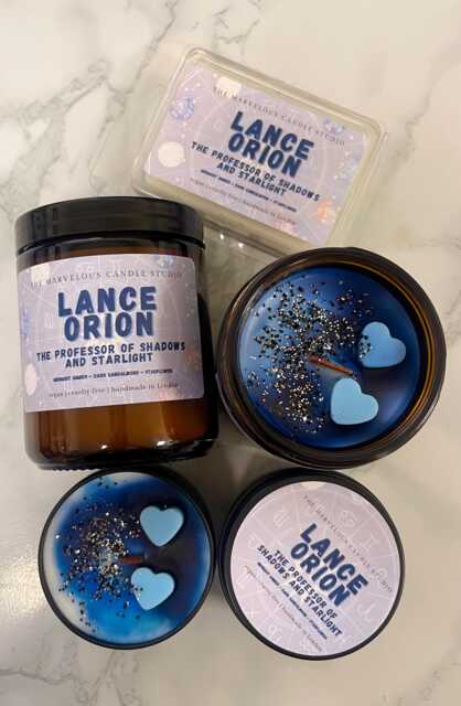 Lance Orion Candle - Zodiac Academy Bookish Booktok Fantasy Romance Gift - image 1