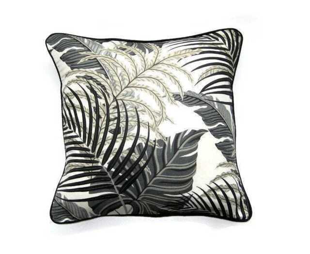 Sanderson Manila Linen Cushion Cover Tropical Leaf Pillow - image 1