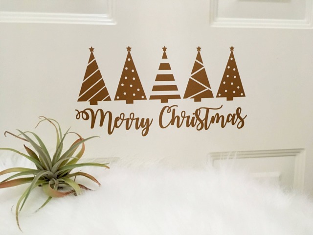 Christmas Decal/ Decor/ Vinyl Wall Entry Way Porch Christmas/ Free Shipping - image 1