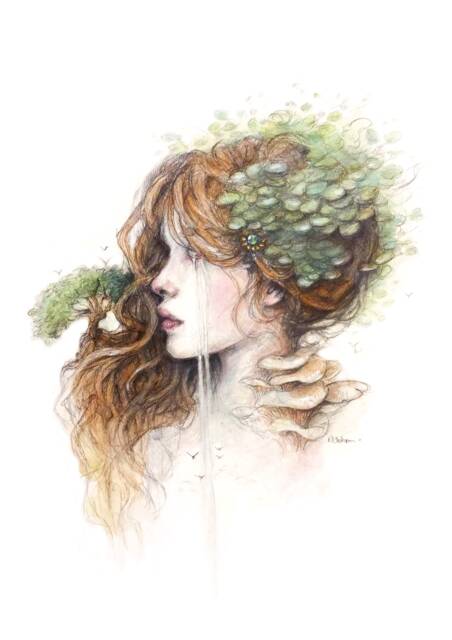 Tears Of Gaia, A4 Art Print - image 1