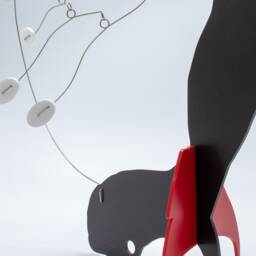 Kineticats Fox Stabile Art Sculpture Abstract Animal Kinetic Mobile - thumbnail 2