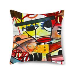 Decorative Home Pillow Cover, Circus Art, Nursery Pillow, Christmas Gifts, Trending Gift Ideas, Colorful Pillows, Throw Pillow, Accent - thumbnail 1