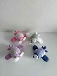 Amigurumi Airplane Baby Mobile Amigurumi Toys Nursery Decor Baby Gift Keychain Handmade Stuffed Toys Gift Preemie Kids Christmas Toy