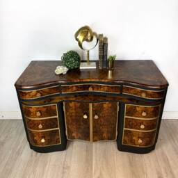 Art Deco Black & Gold Sideboard - Now Sold. Contact To Commission - thumbnail 2