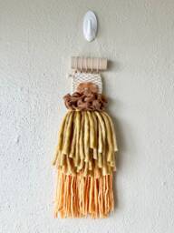 Butterscotch Cream Woven Wall Hanging