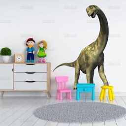 Dinosaur Full Color Decal, Diplodocus Color Sticker, Wall Art Cn 019 - thumbnail 3