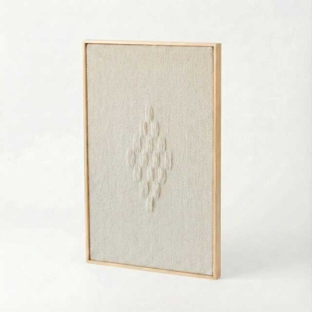 Framed Vii - Modern Wall Decor Wool Tapestry - image 1