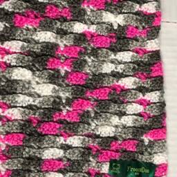 Pink & Grey Baby Blanket - thumbnail 4