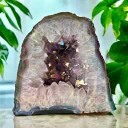 Amethyst Aura Cathedral Geodes - Rainbow Crystal Display Pieces - Luna By Louise, Shop UK - thumbnail 3