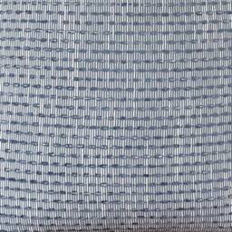 Blue Gray Striped Pillow Cover - thumbnail 2
