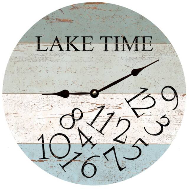 Lake Time Clock - Four Color Whatever Lake Time Clock - image 1
