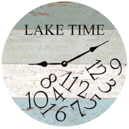 Lake Time Clock - Four Color Whatever Lake Time Clock - thumbnail 1