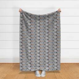 Dogs Throw Blanket - Hounds Brindle Greyhound Dog Breed Rescue Greyhounds By Petfriendly - thumbnail 3