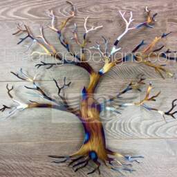 11Th Anniversary - Steel Maple Tree Of Life Wall Art - thumbnail 2